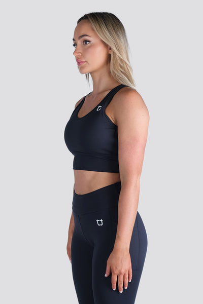 Deluxe Sports Bra - Black – TwoTags