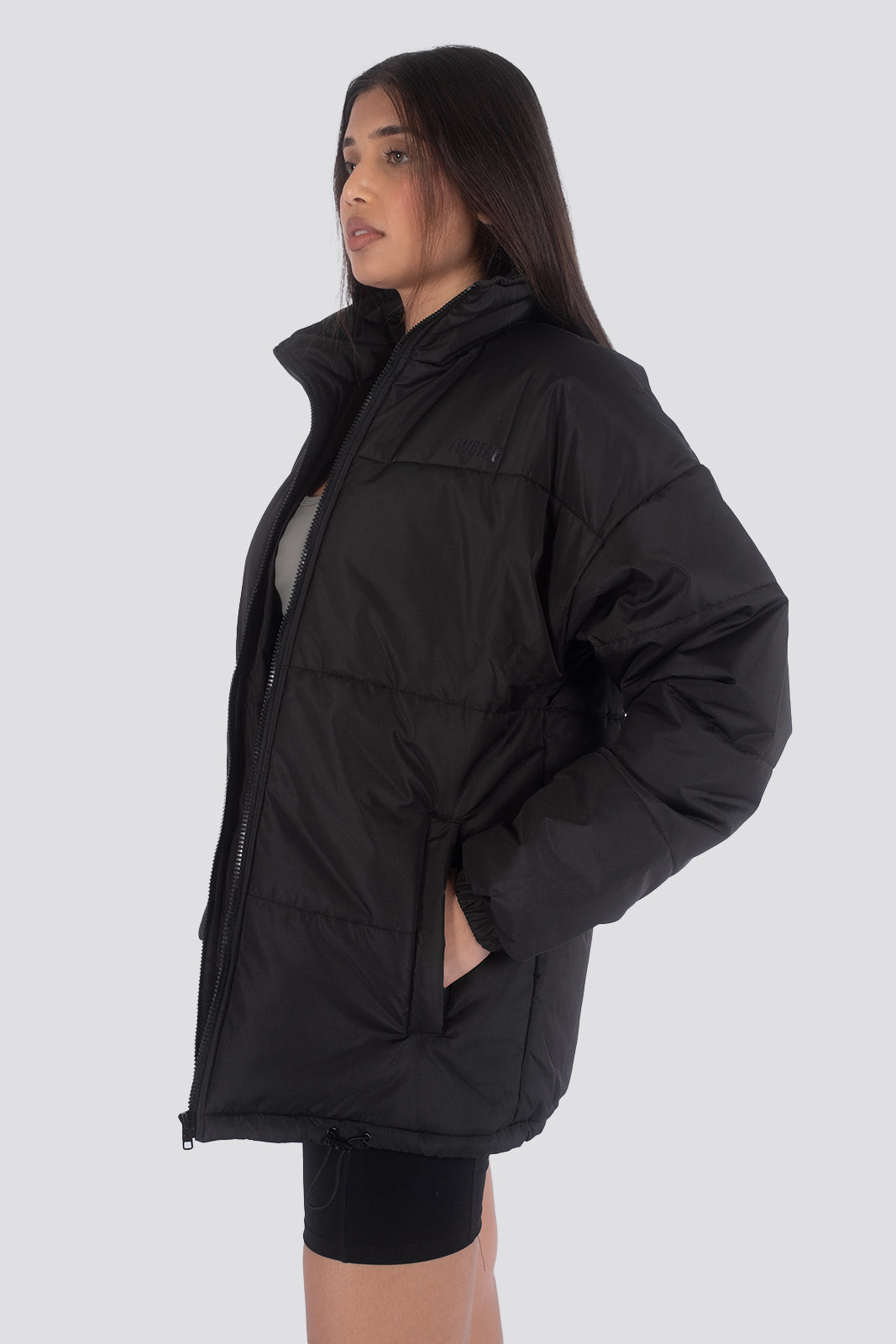 Flux Puffer Jacket - Black – TwoTags