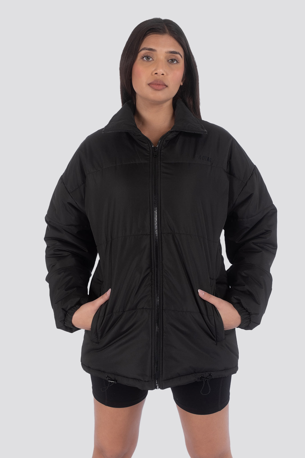 Flux Puffer Jacket - Black – TwoTags