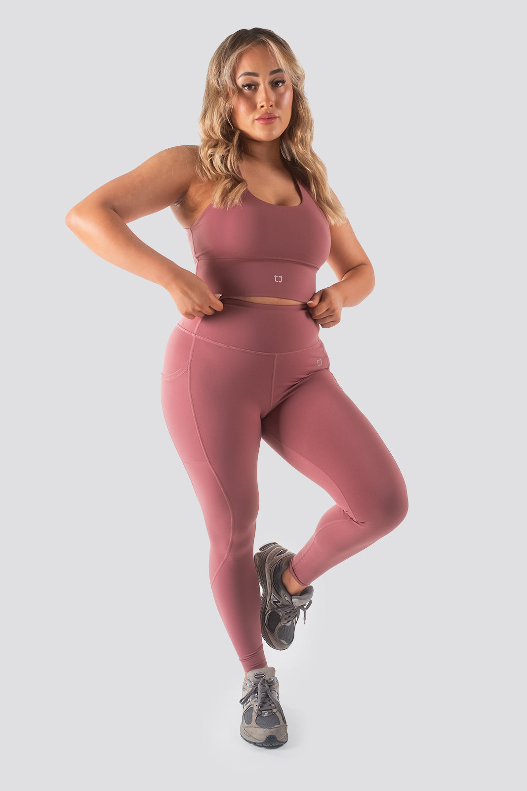 Sweetheart V2 Highwaisted Leggings - Rose – TwoTags